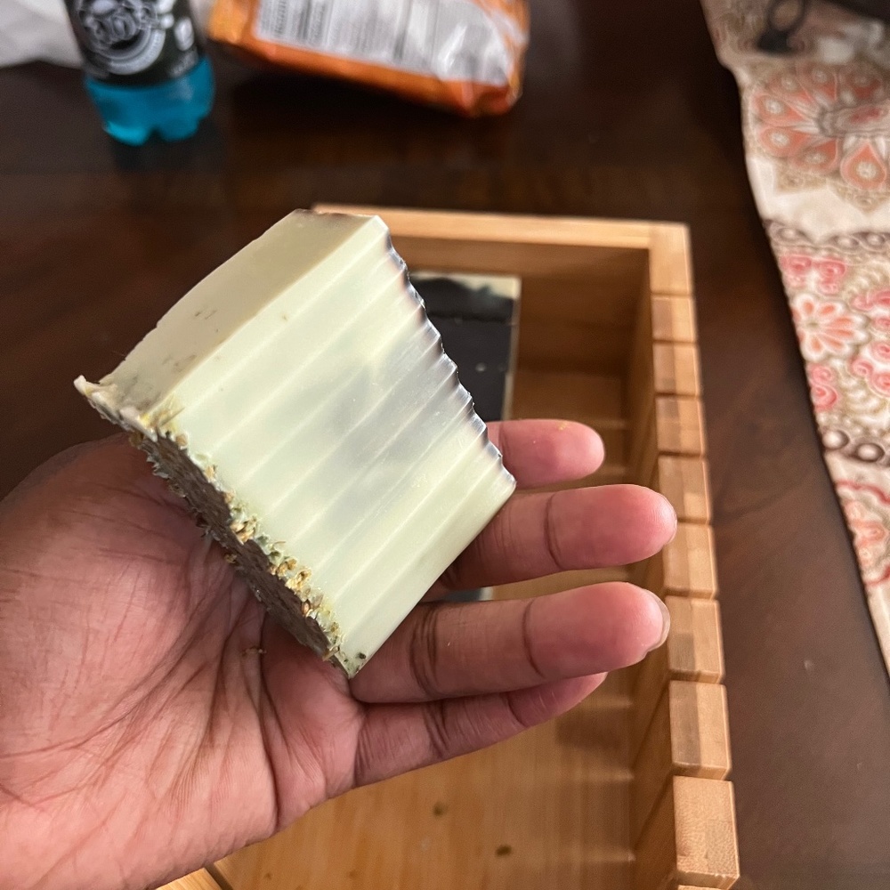 Men’s all natural shea and goats milk soap